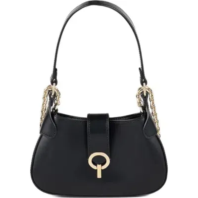 Sandro Mini Janet Chain Bag In Black