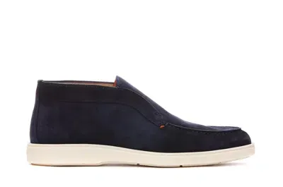 Santoni Loafers In Blue