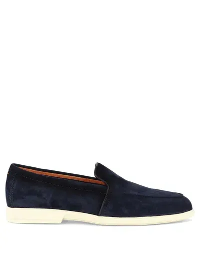 Santoni Malibu Sneakers In Blue