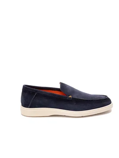 Santoni Loafer Botanist In Blue