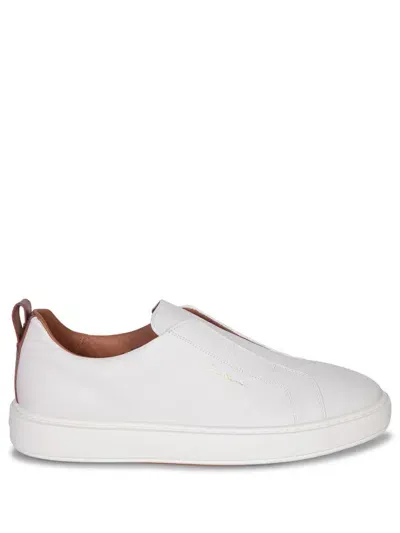 Santoni Sneakers In White