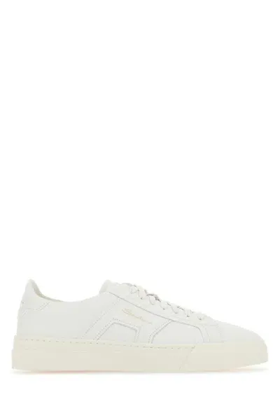 Santoni Sneakers-9 Nd  Male In White