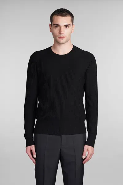 Sapio N22 Knitwear In Black Wool