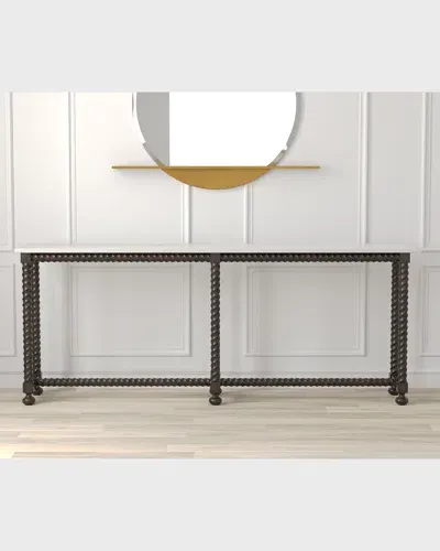 Sarreid Barley Console Table In Brown