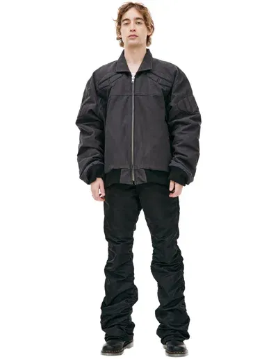 Satoshi Nakamoto Black Moto Bomber Jacket