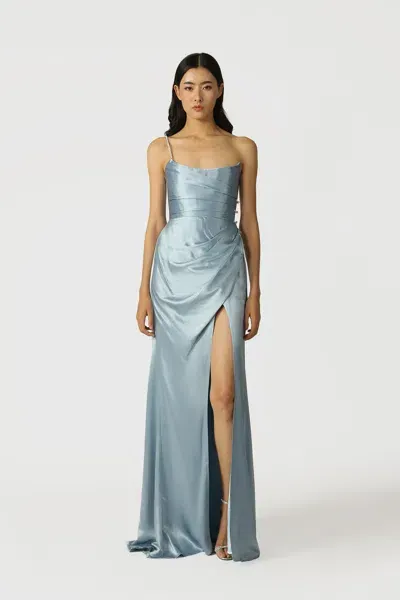 Sau Lee Pasha Gown In Blue