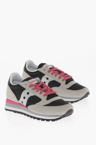 Saucony Color Block Suede And Nylon Jazz Low-top Sneakers In Multi