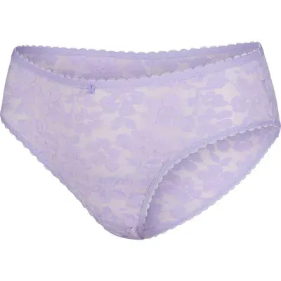 Savage X Fenty Lavish Lace Hipster Briefs In Purple Lavender