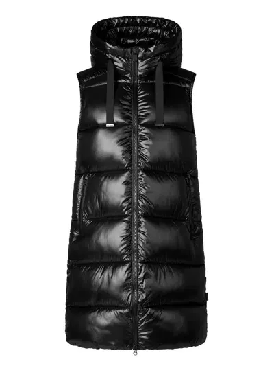 Save The Duck Luck Iria Padded Hooded Gilet In Black