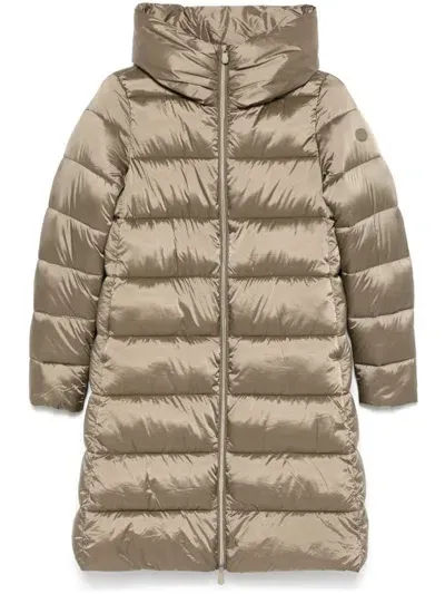 Save The Duck Lysa Puffer Coat In Green