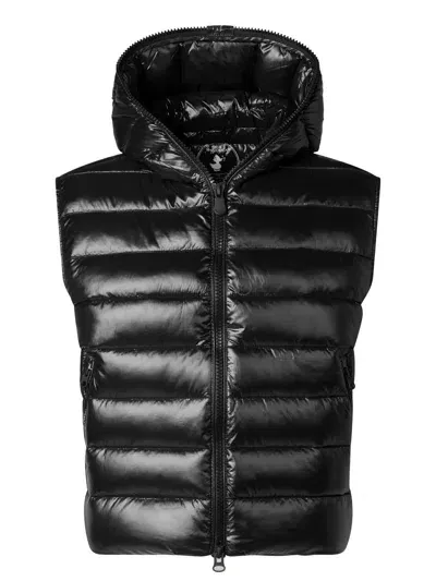 Save The Duck Nylon Vest In Black