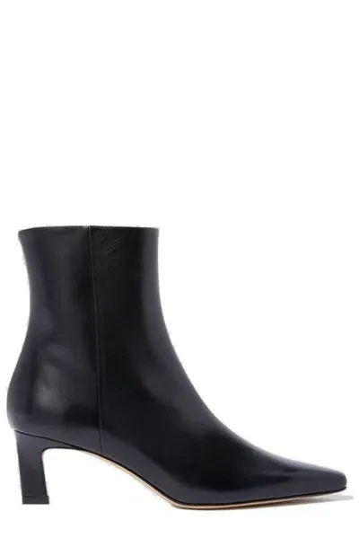 Scarosso Kitty Zipped Boots In Black