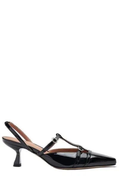 Scarosso Selena Slingback Pumps In Black