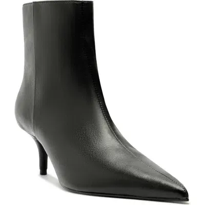 Schutz Mikki Pointed Toe Bootie In Black