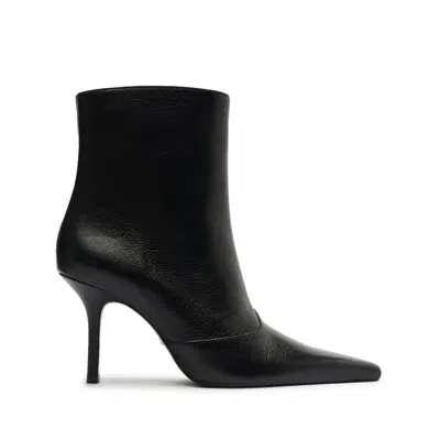 Schutz Raffaela Pointed Toe Bootie In Black