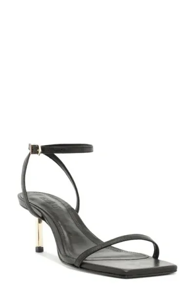 Schutz Melanie Patent Leather Sandal In Black