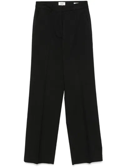 Scotch & Soda Straight-leg Trousers In Black