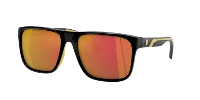 Scuderia Ferrari Man Sunglass Fz6002u In Mirror Gold Red