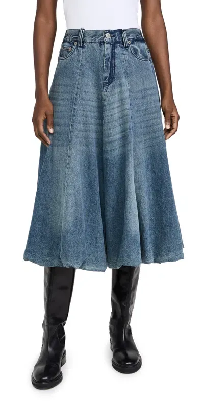 Sea Amari Denim Skirt Blue