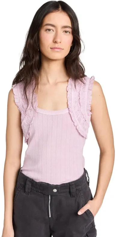 Sea Salome Vegetable Dye Tank Top Lilac