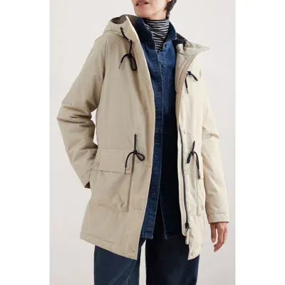 Seasalt Cornwall Cliff Castle Waterproof Hooded Coat In White