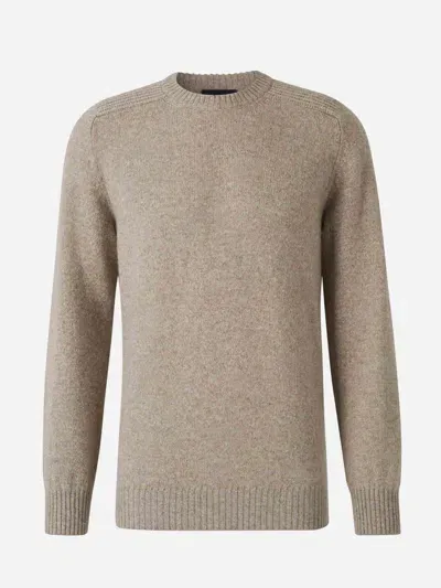 Sease Wool Knitted Sweater In Brown