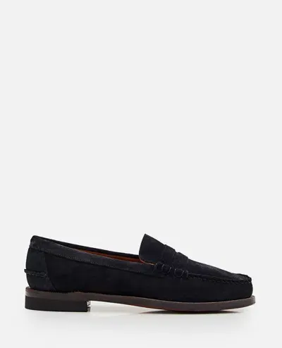 Sebago Classic Dan Suede Loafers In Blue