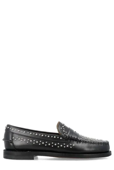 Sebago Dan Stud In Black