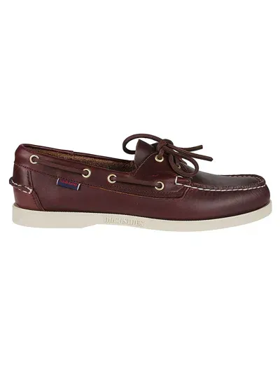 Sebago Docksides Portland Crmx Loafers In Brown