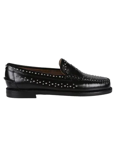 Sebago Black Dan Studs Loafers