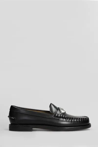 Sebago Htc X  Leather Loafers In Black