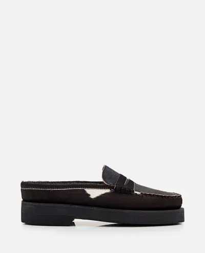 Sebago Luda Wild Leather Loafer In Black