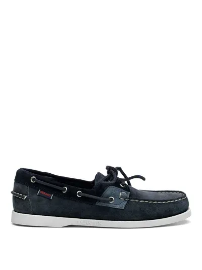 Sebago Rossisland Jib Shadow In Blue