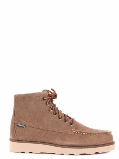 Sebago Suede Boots In Brown