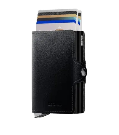 Secrid Leather Dusk Twinwallet In Black