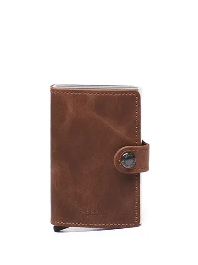 Secrid Miniwallet Wallet In Braun