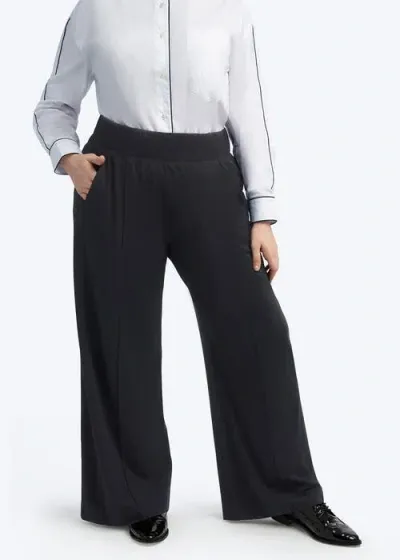 See Rose Go Multitasker Wide Leg Pant Plus Size In Black