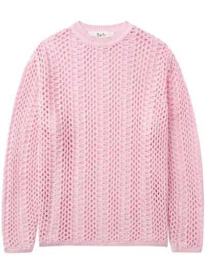 Séfr Dakila Sweater In Rosa