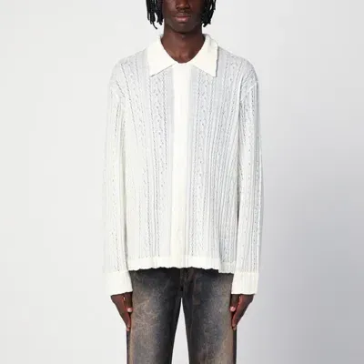 Séfr White Wool Riku Shirt