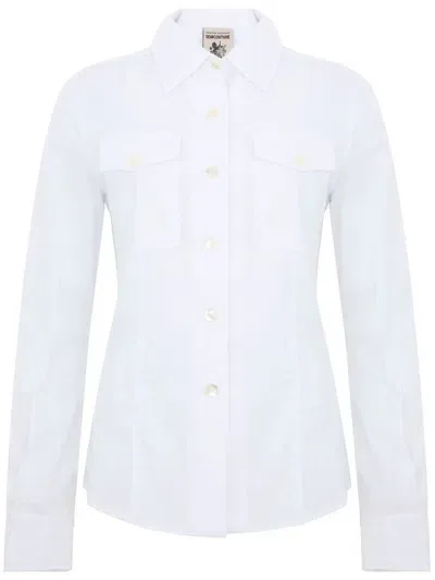 Semi-couture Filomena White Cotton Shirt