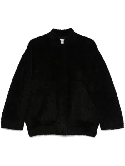 Semicouture Brushed Jacket In Black