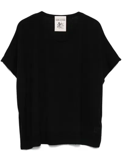 Semicouture Charlotte Top In Black