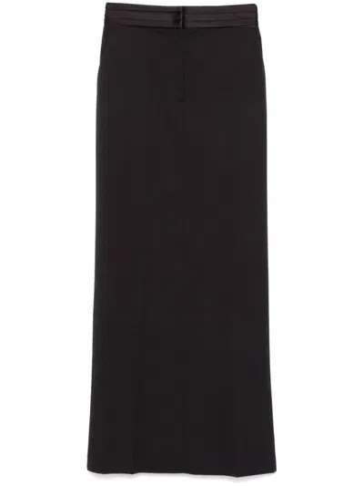 Semicouture Giulietta Maxi Skirt In Black