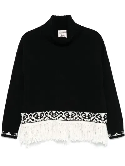 Semicouture Karine Wool Jumper In Black