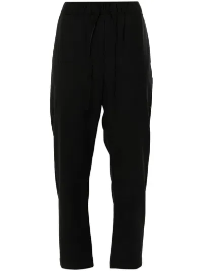 Semicouture Tapered Trousers In Black