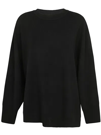 Semicouture Vanessa Oversized Sweater In Black