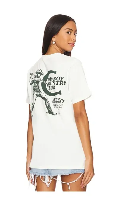 Sendero Provisions Co. Cowboy Country Club Tee In White