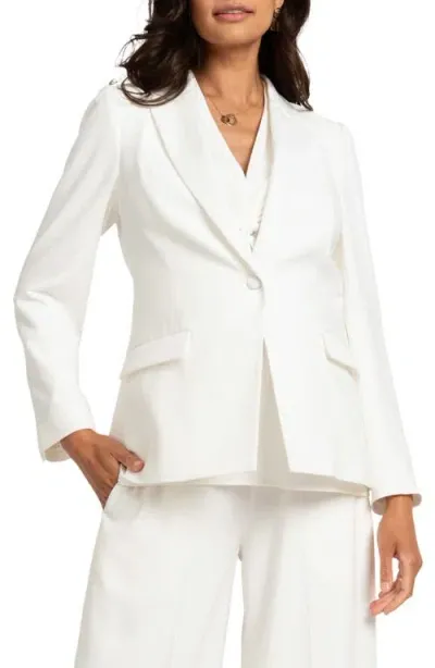 Seraphine Tuxedo Maternity-to-nursing Blazer In White