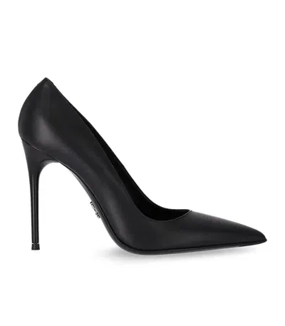 Sergio Levantesi Donna Navy Blue Pump In Black