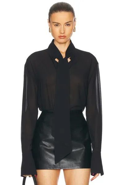 Ser.o.ya Neave Button Down Shirt In Black